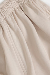 Cotton Straight Fit Cargo Pants - Ivory